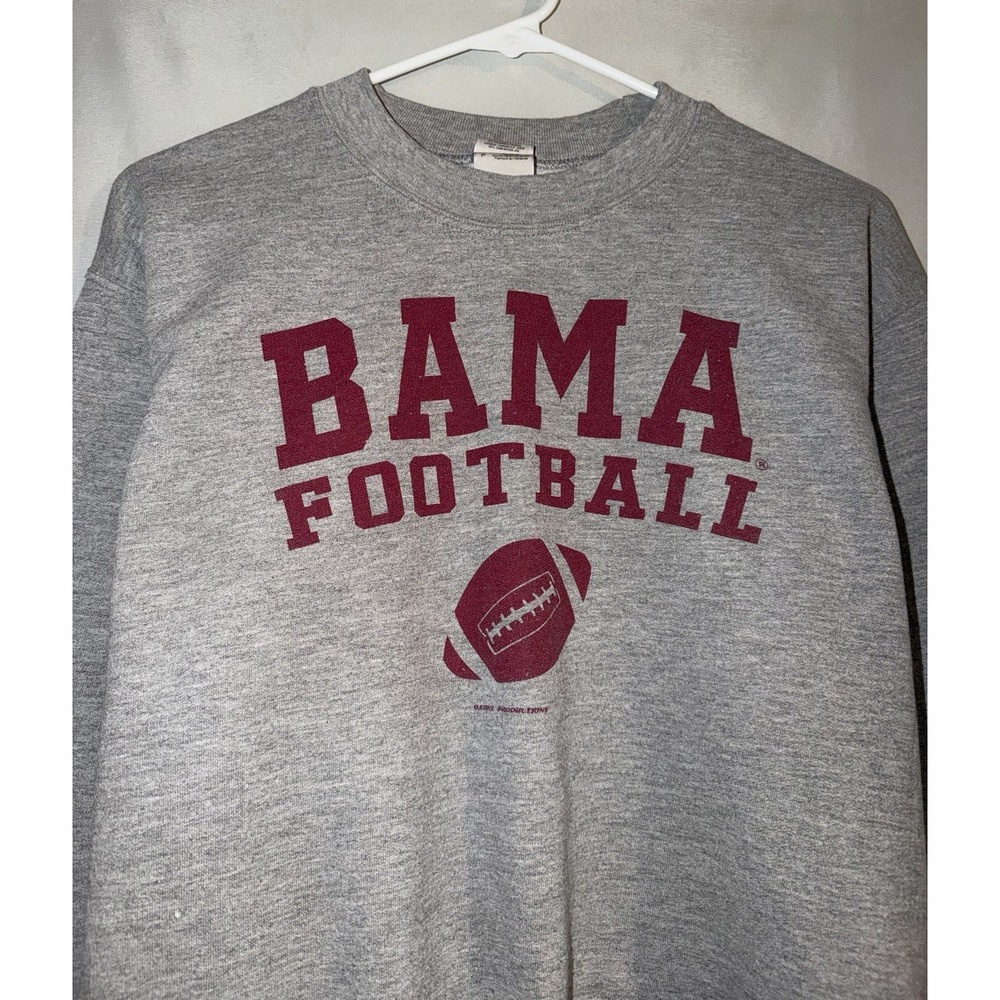 Gildan Mitchell Alabama Crimson Tide Sweatshirt Small Crewneck Football Vintage - Picture 2 of 6